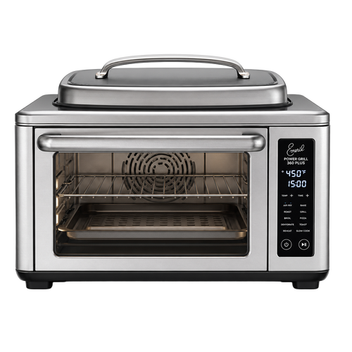 Emeril Power Grill 360 Plus - Parrilla sin Humo 6 en 1 con Freidora de Aire