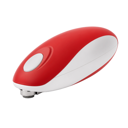 Kitchen Mama Abrelatas Eléctrico de Mano - Rojo